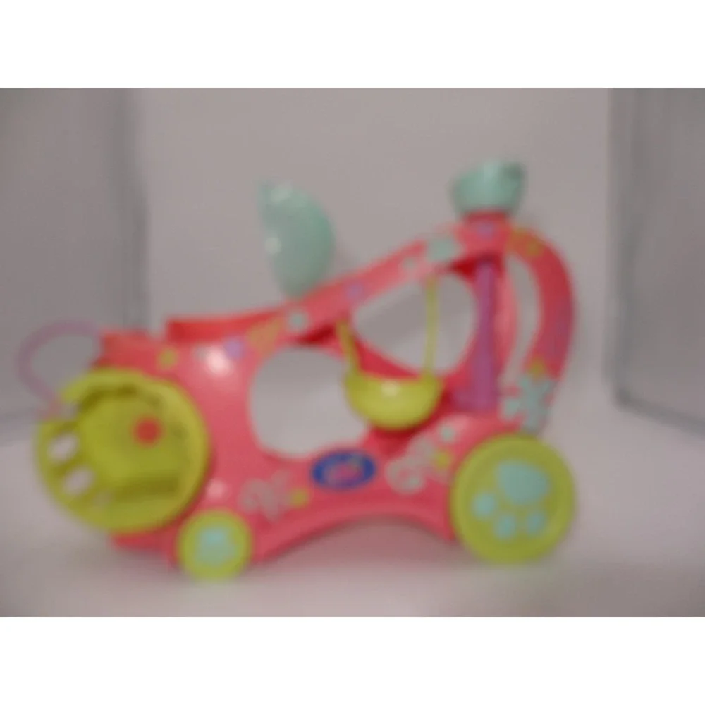 LPS Littlest Pet Shop Paw Powered Cruiser Car With Swing Hamster Wheel NO‎ Pet